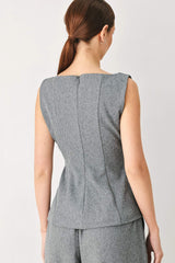 GRANITE FLOW WOVEN TOP