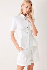 MADE FOR SUNSHINE WOVEN TOP - Flying Tomato - Flyclothing LLC