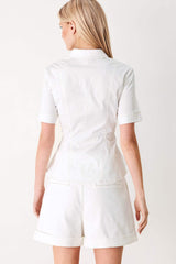 MADE FOR SUNSHINE WOVEN TOP - Flying Tomato - Flyclothing LLC
