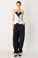 DRESS CODE WOVEN TUBE TOP - Flying Tomato - Flyclothing LLC