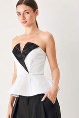 DRESS CODE WOVEN TUBE TOP - Flying Tomato - Flyclothing LLC