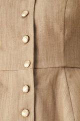 STONEWASH RELAXED WOVEN TOP
