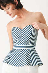 THE COASTAL CLUB WOVEN TOP