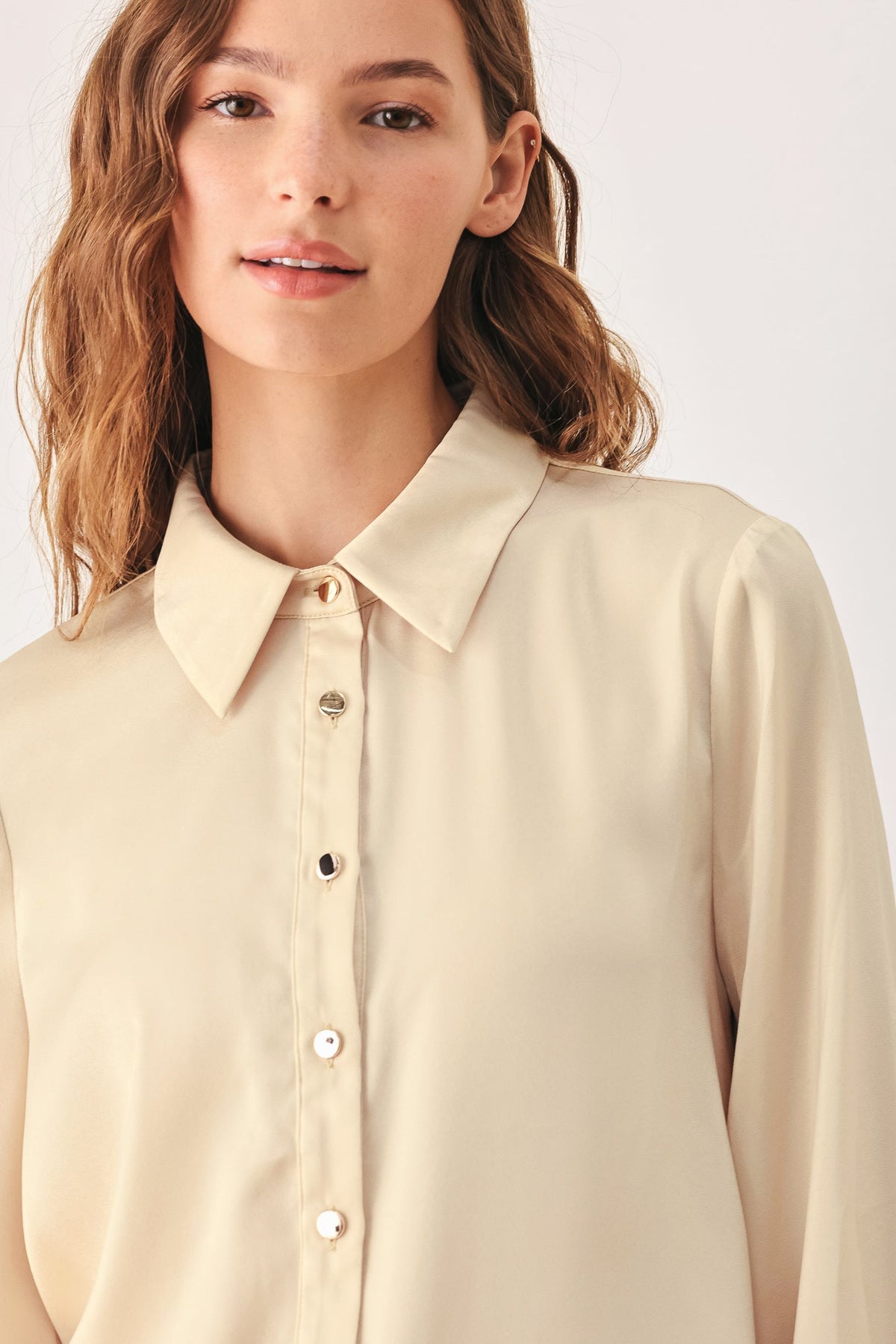 CANYON BROWN WOVEN TOP - Flying Tomato - Flyclothing LLC