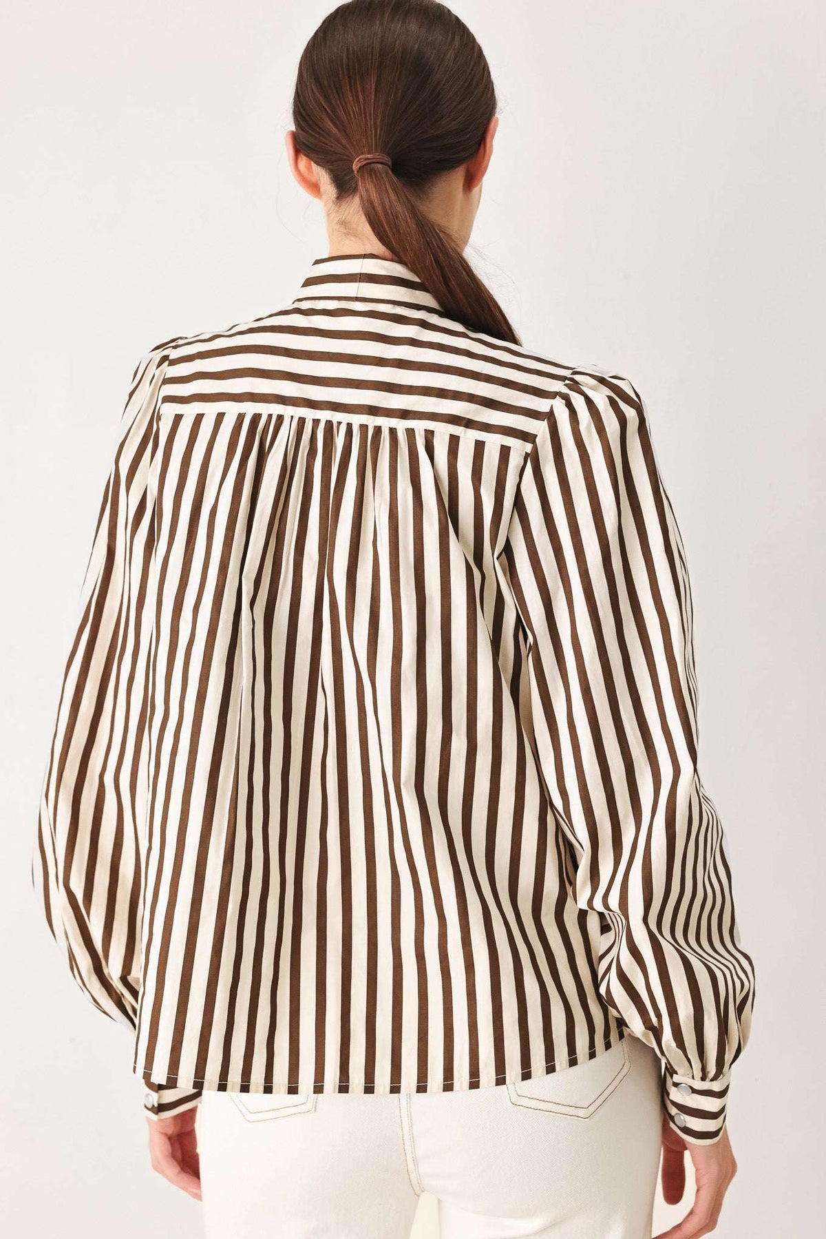 CANDYLINE POET WOVEN TOP - Flying Tomato - Flyclothing LLC