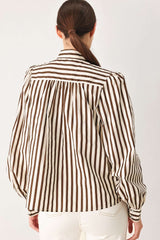 CANDYLINE POET WOVEN TOP - Flying Tomato - Flyclothing LLC