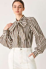 CANDYLINE POET WOVEN TOP - Flying Tomato - Flyclothing LLC