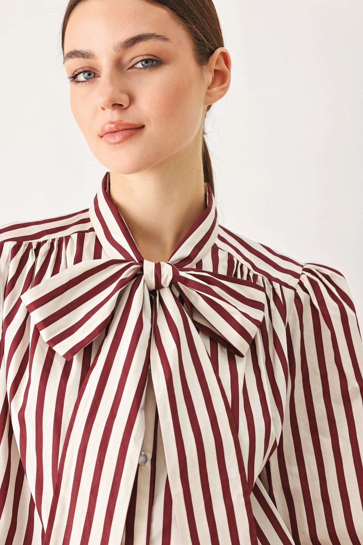 CANDYLINE POET WOVEN TOP - Flying Tomato - Flyclothing LLC