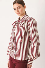 CANDYLINE POET WOVEN TOP - Flying Tomato - Flyclothing LLC