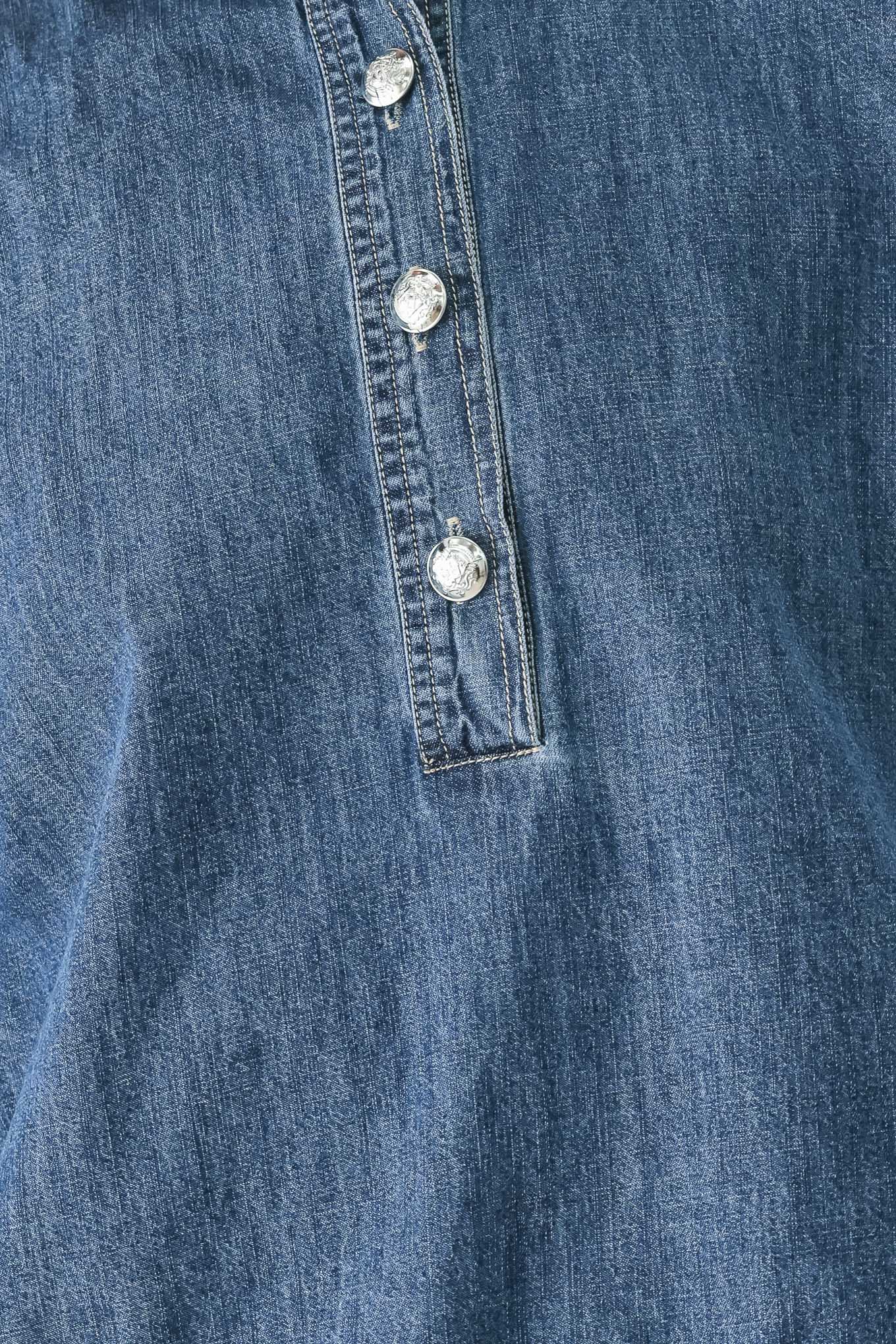 INDIGO COMFORT LINE DENIM TOP