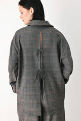 OFF THE CLOCK PLAID BUTTON DOWN TOP - Flying Tomato - Flyclothing LLC