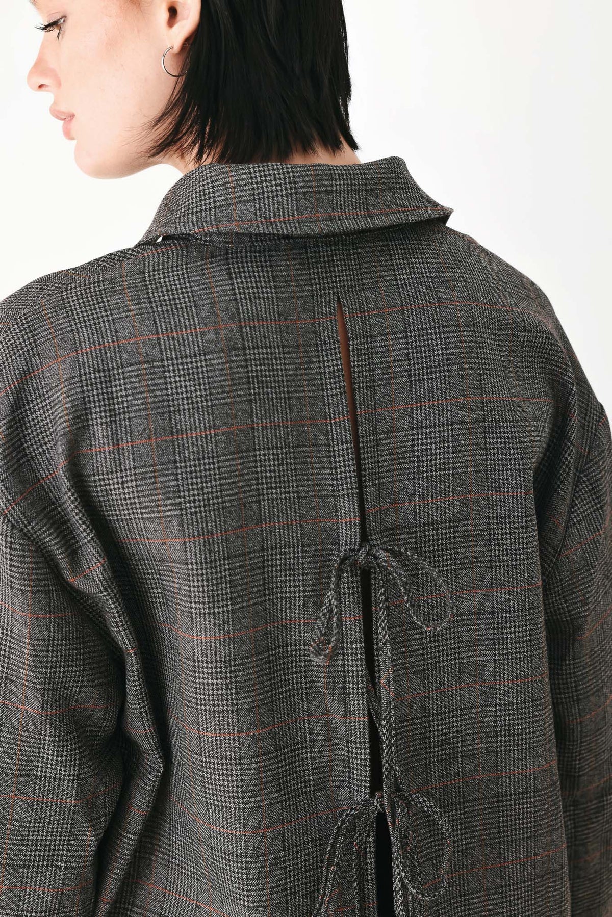 OFF THE CLOCK PLAID BUTTON DOWN TOP - Flying Tomato - Flyclothing LLC