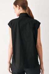 MODERN STATEMENT BOW WOVEN TOP