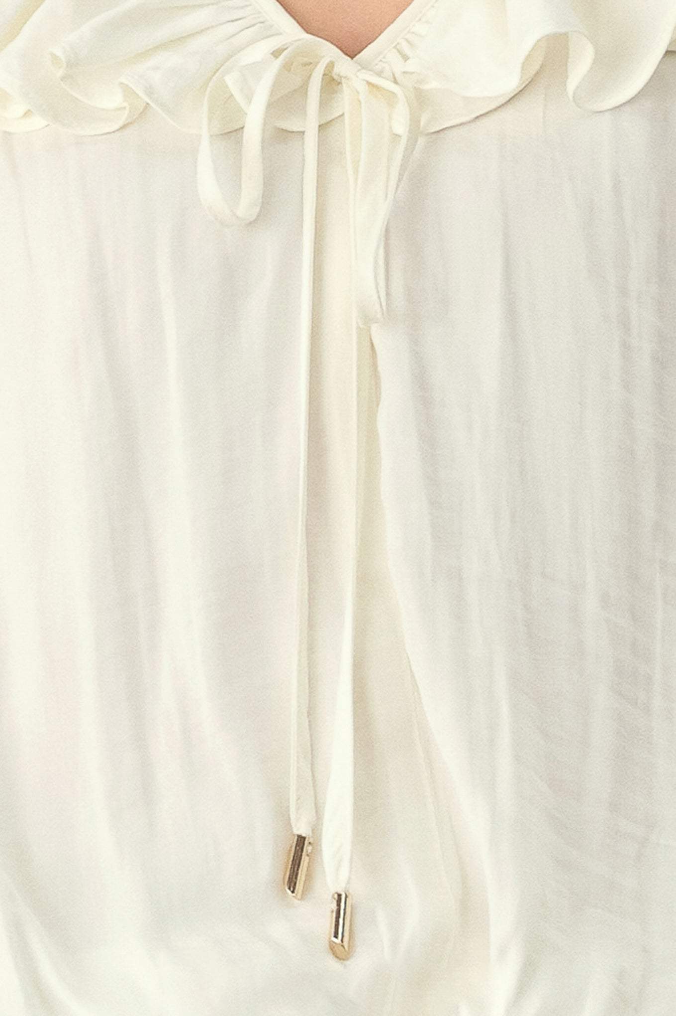 CLOUDRIFT IVORY WOVEN TOP - Flying Tomato - Flyclothing LLC