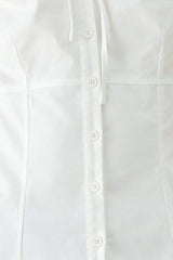 WHITE ROSE DAYDREAM WOVEN TOP - Flying Tomato - Flyclothing LLC