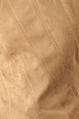 DESERT MOD CAMEL FAUX SUEDE SLEEVELESS TOP - Flying Tomato - Flyclothing LLC