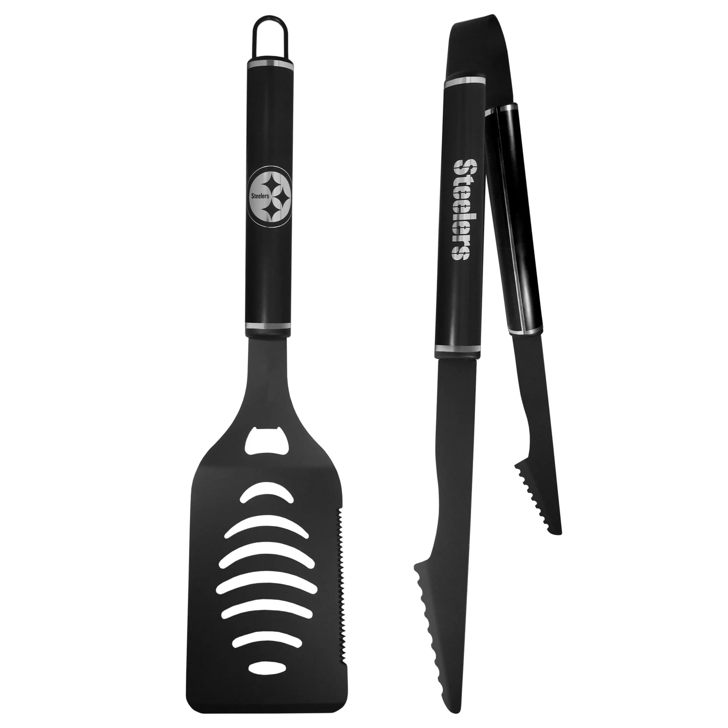 Pittsburgh Steelers 2 pc Monochromatic Tailgate BBQ Set - Siskiyou Buckle - Flyclothing LLC