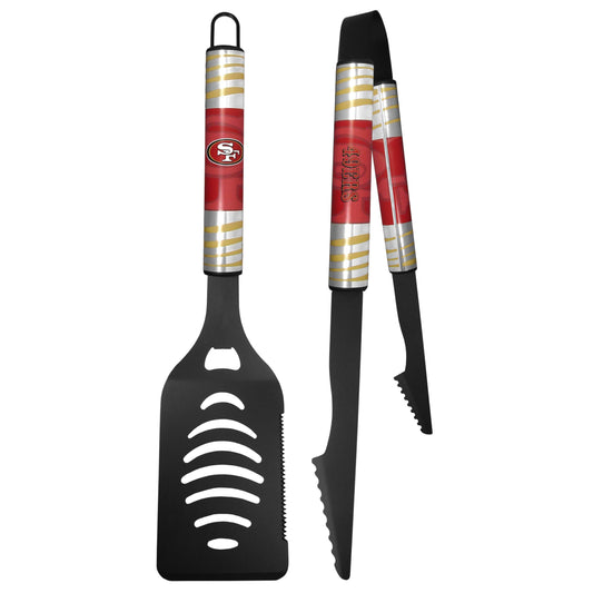 San Francisco 49ers 2 pc Black Tailgate BBQ Set - San Francisco 49ers - Flyclothing LLC