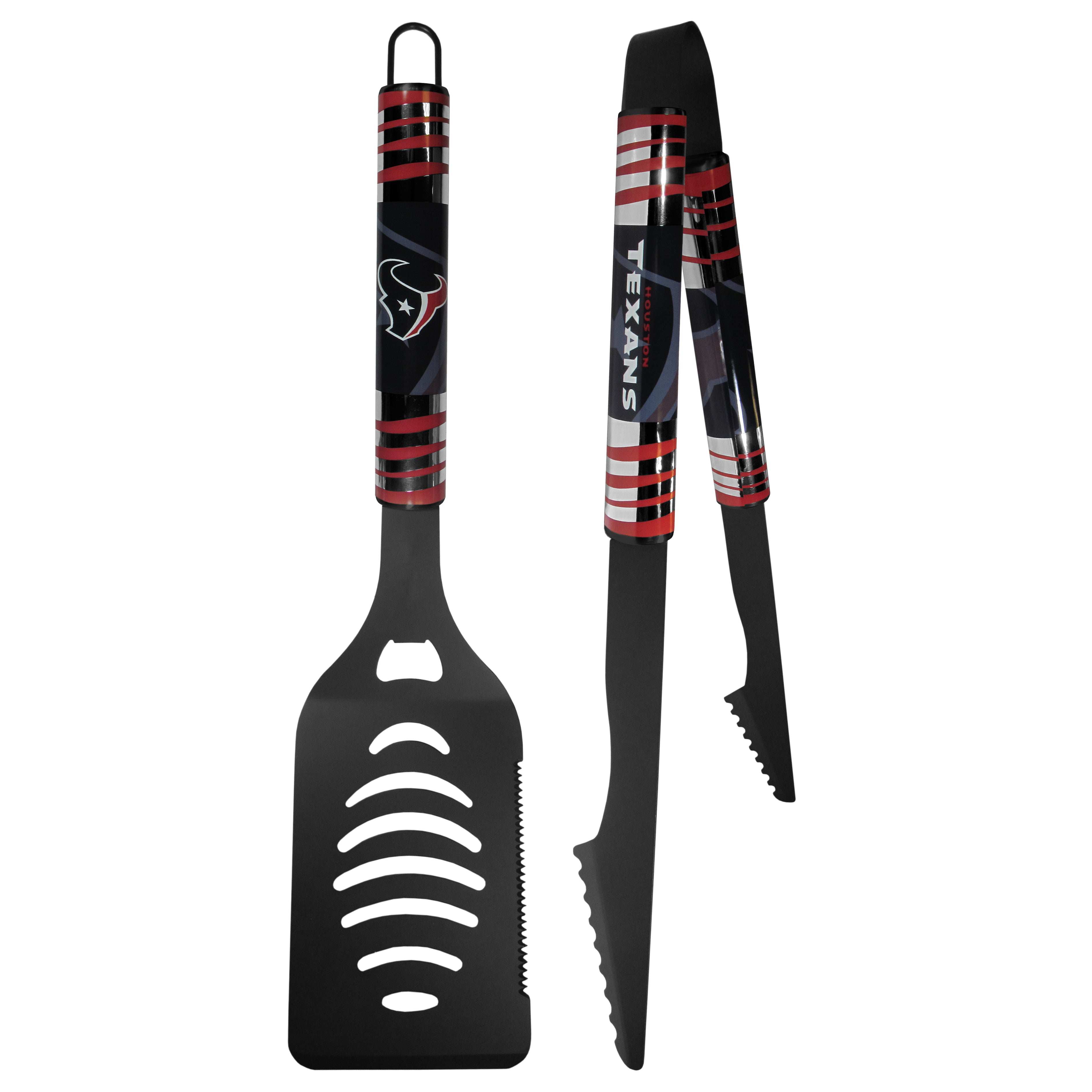 Houston Texans 2 pc Black Tailgate BBQ Set - Houston Texans - Flyclothing LLC