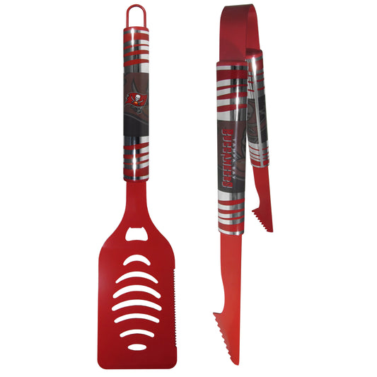 Tampa Bay Buccaneers 2 pc Color Tailgate BBQ Set