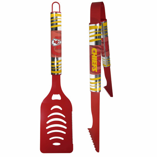 Kansas City Chiefs 2 pc Color Tailgate BBQ Set - Kansas City Chiefs