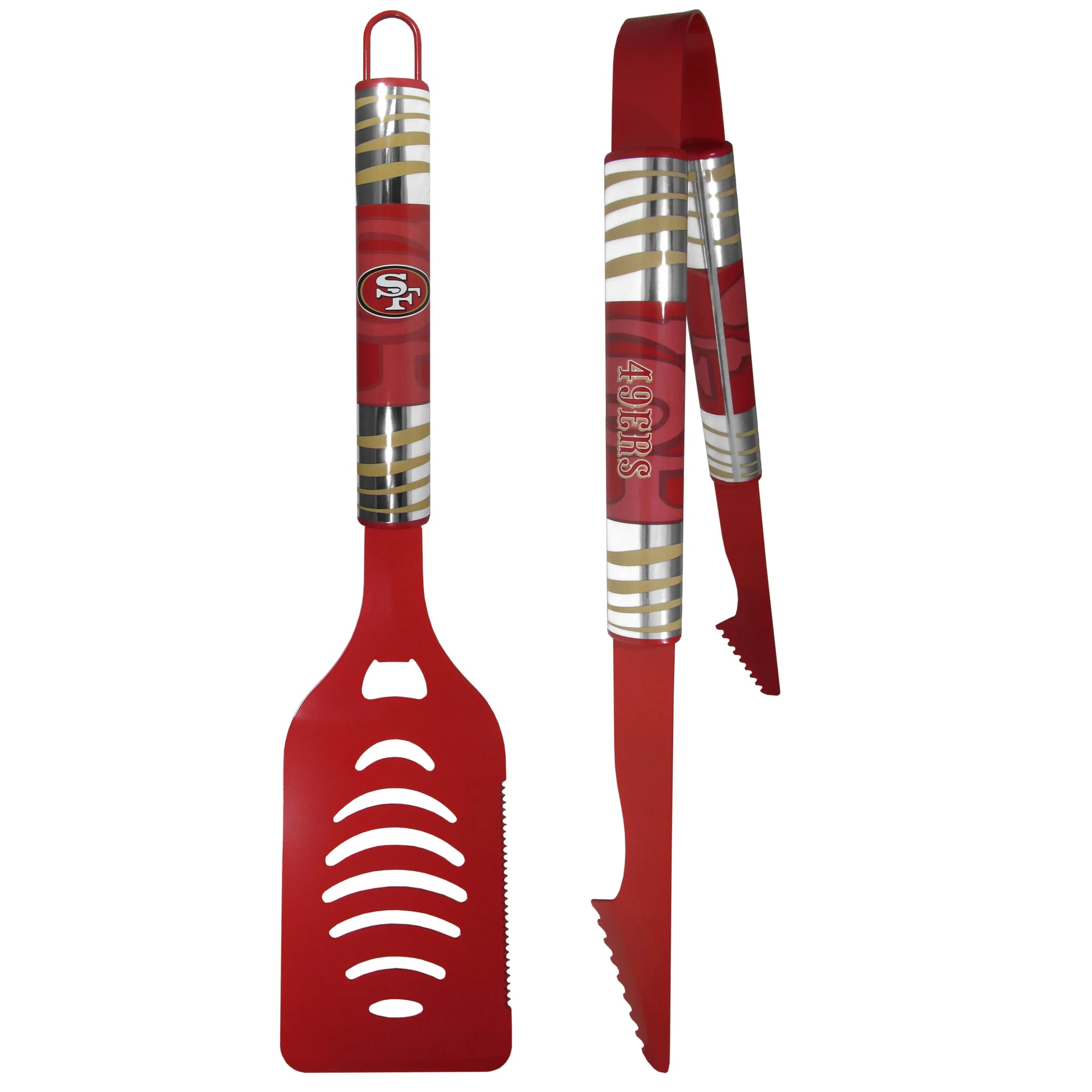 San Francisco 49ers 2 pc Color Tailgate BBQ Set - Siskiyou Buckle - Flyclothing LLC