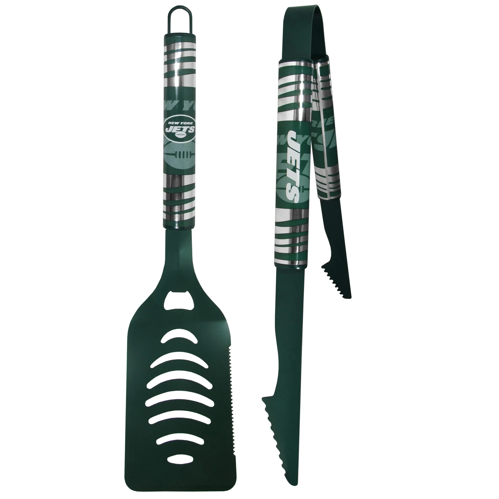 New York Jets 2 pc Color Tailgate BBQ Set - Siskiyou Buckle - Flyclothing LLC
