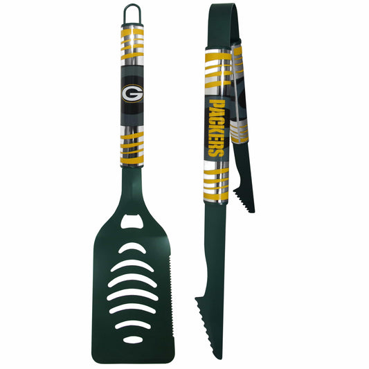 Green Bay Packers 2 pc Color Tailgate BBQ Set - Siskiyou Buckle