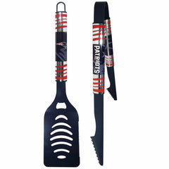 New England Patriots 2 pc Color Tailgate BBQ Set - Siskiyou Buckle