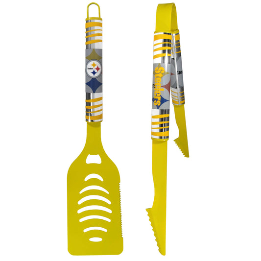 Pittsburgh Steelers 2 pc Color Tailgate BBQ Set - Siskiyou Buckle