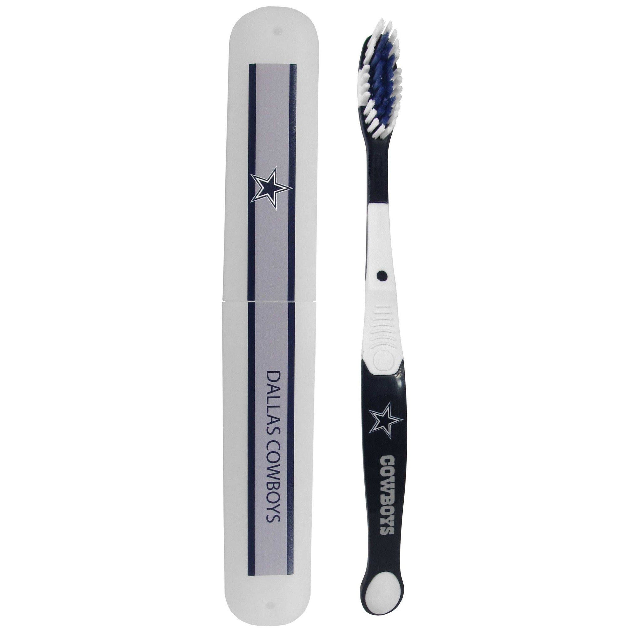 Dallas Cowboys Toothbrush and Travel Case - Dallas Cowboys - Flyclothing LLC