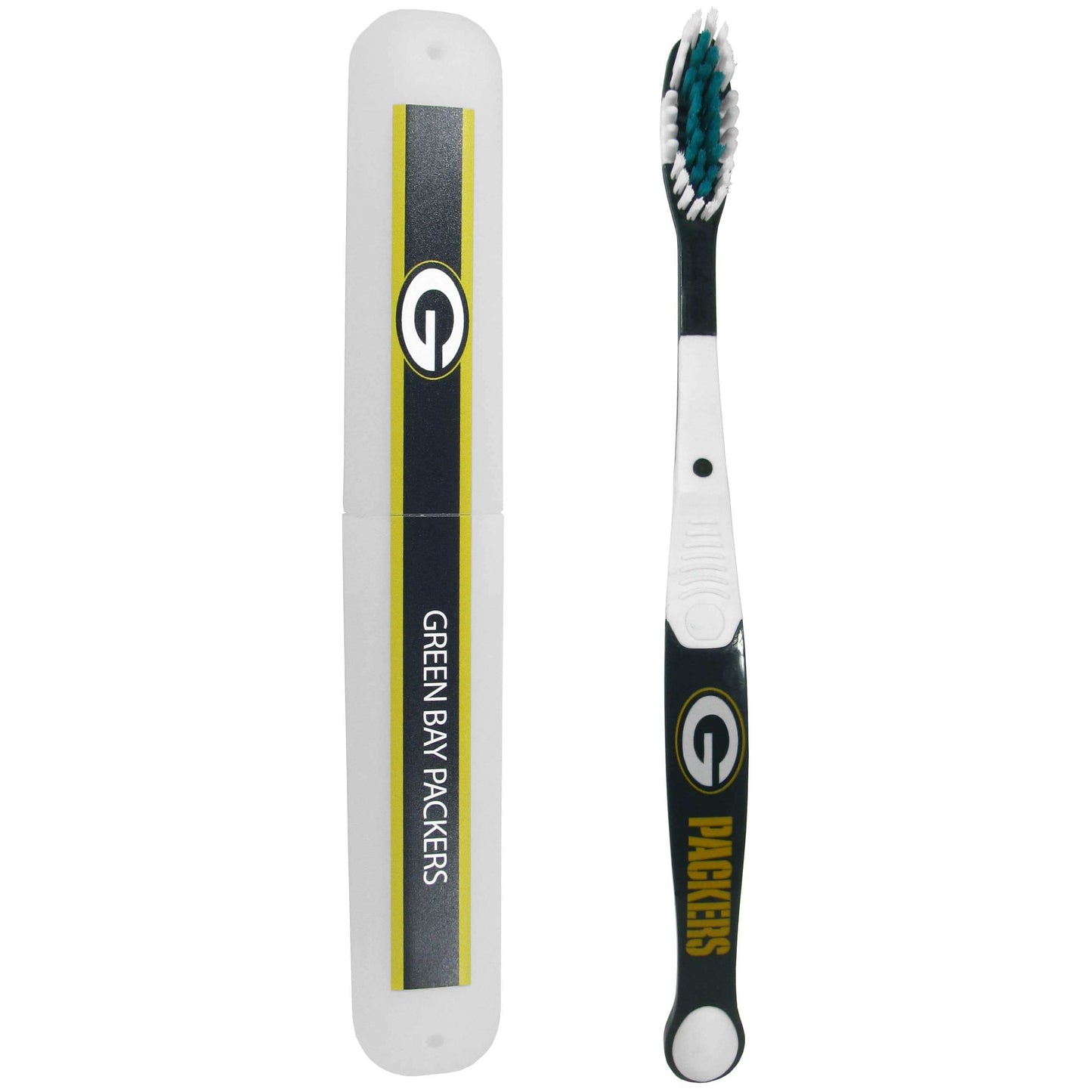 Green Bay Packers Toothbrush and Travel Case - Green Bay Packers - Flyclothing LLC