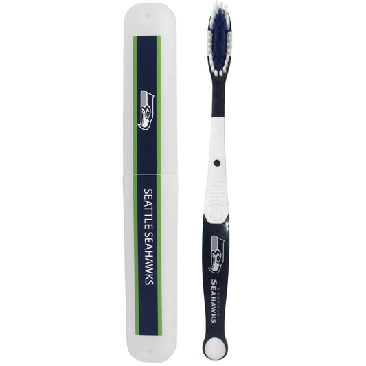 Seattle Seahawks Toothbrush and Travel Case - Seattle Seahawks
