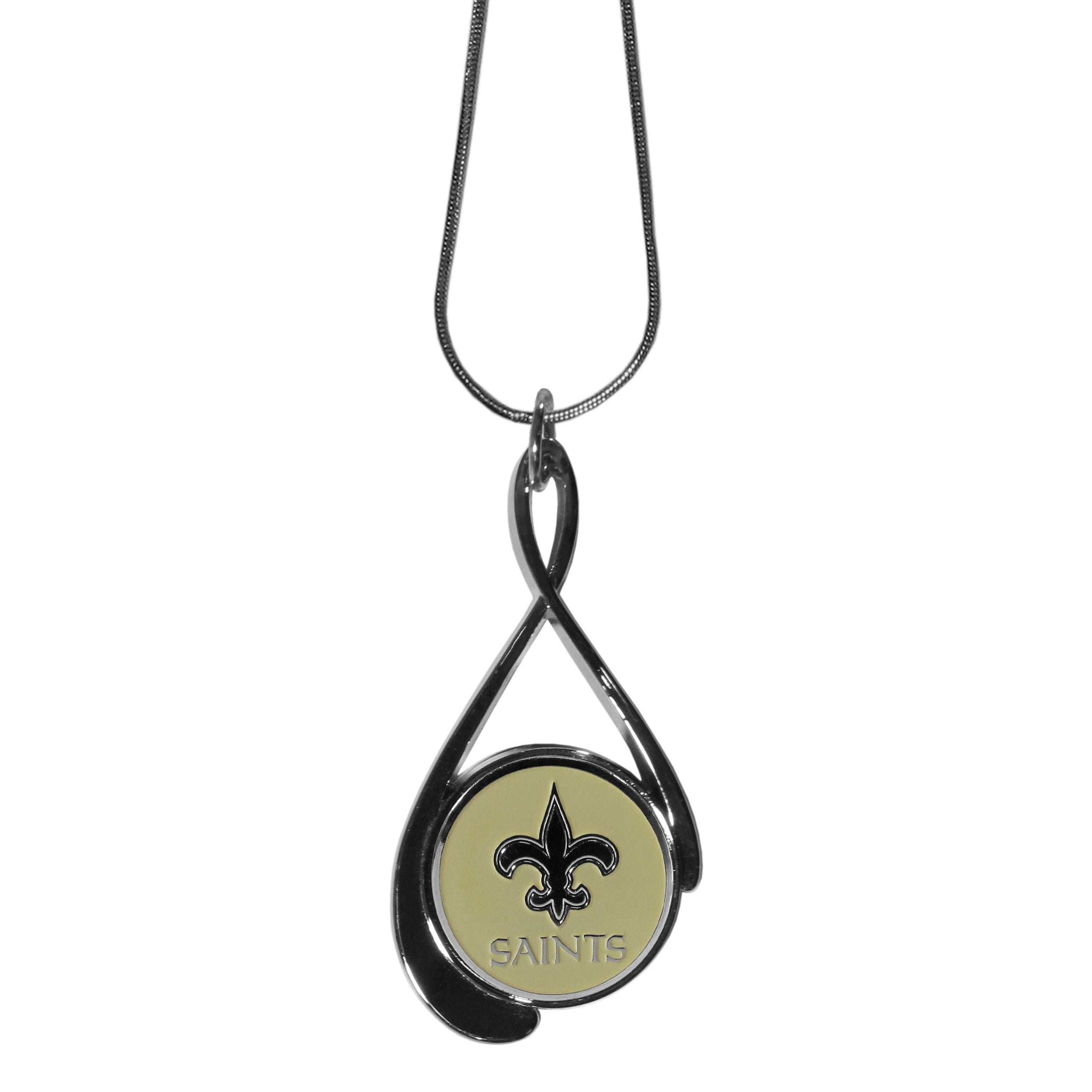 New Orleans Saints Tear Drop Necklace - New Orleans Saints - Flyclothing LLC