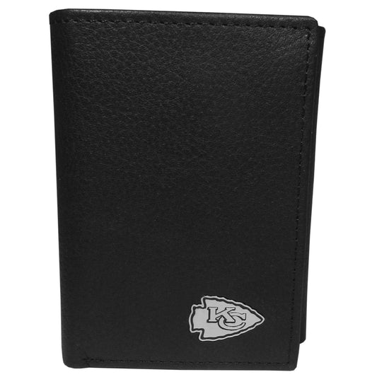 Kansas City Chiefs Leather Logo Tri-fold Wallet - Kansas City Chiefs