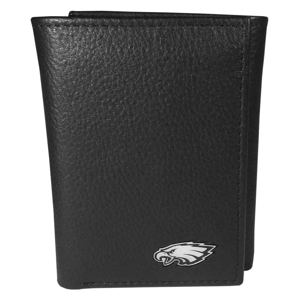 Philadelphia Eagles Leather Logo Tri-fold Wallet - Philadelphia Eagles