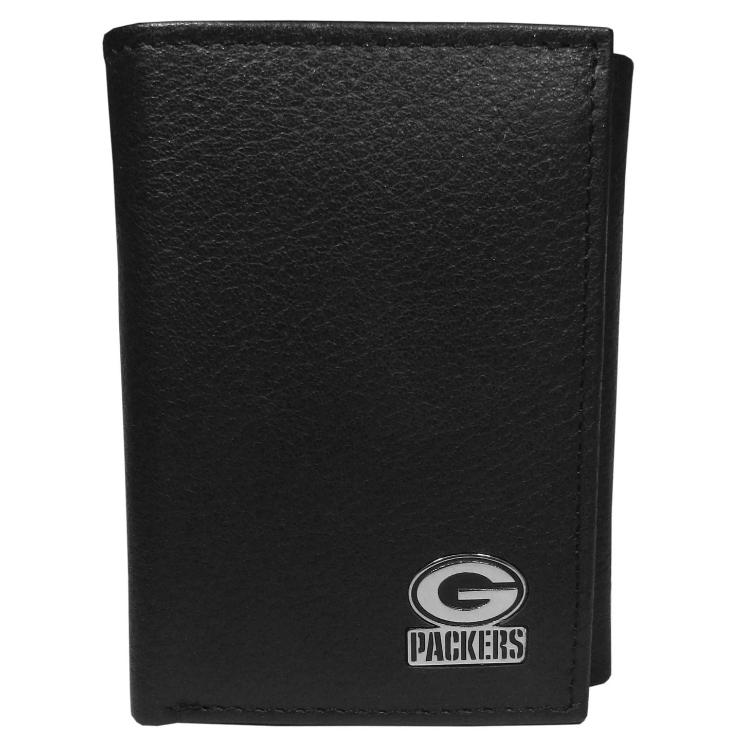 Green Bay Packers Leather Logo Tri-fold Wallet - Green Bay Packers - Flyclothing LLC