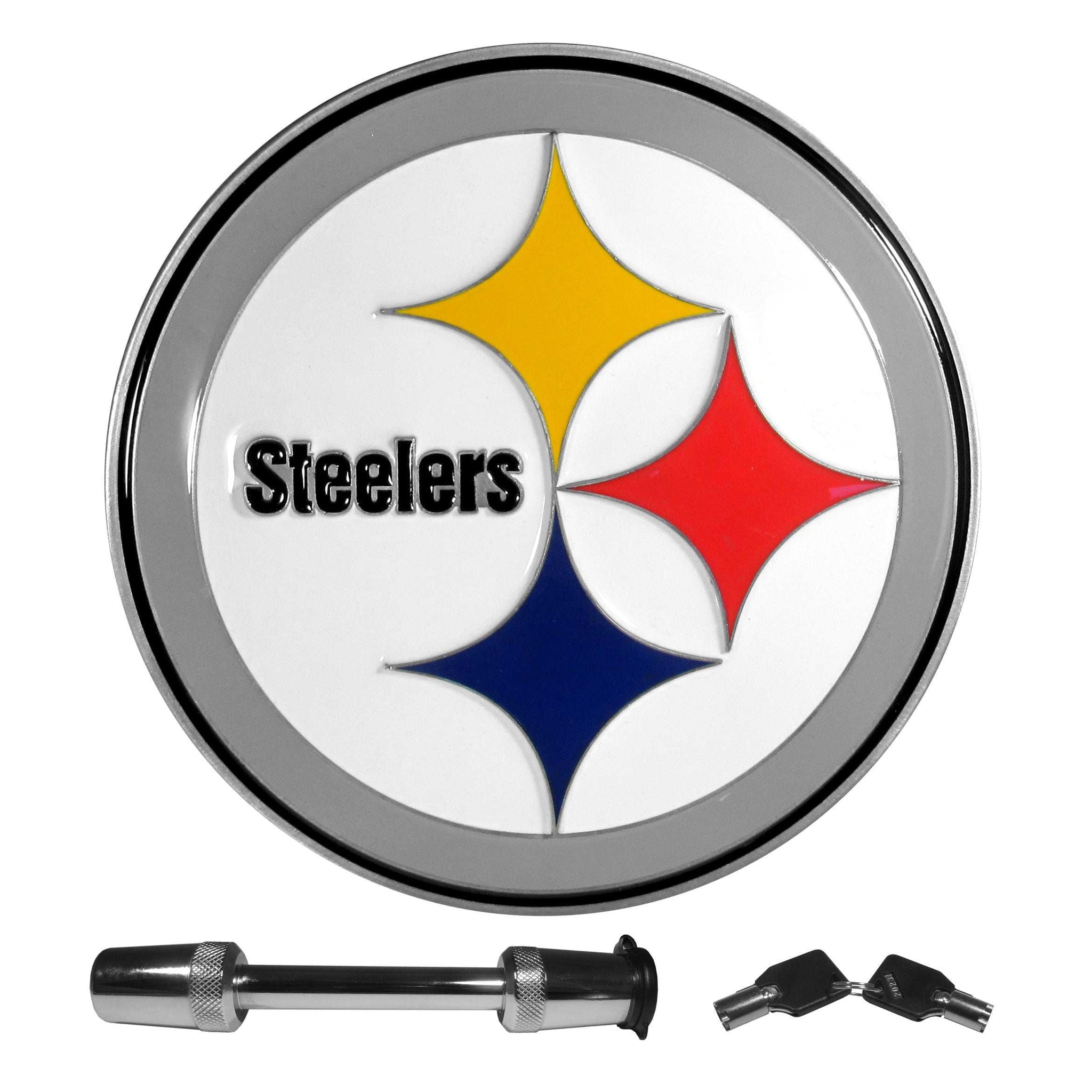 Pittsburgh Steelers Trailer Hitch with Hitch Lock - Pittsburgh Steelers - Flyclothing LLC