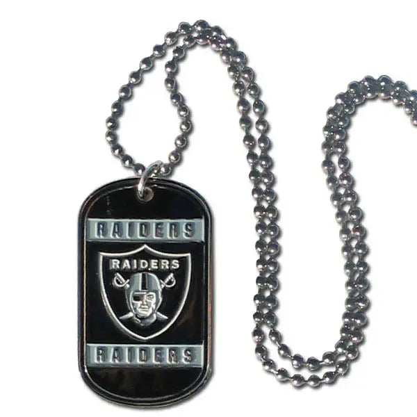 Las Vegas Raiders Tag Necklace - Las Vegas Raiders - Flyclothing LLC