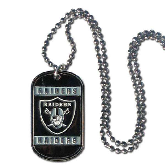 Las Vegas Raiders Tag Necklace - Las Vegas Raiders - Flyclothing LLC