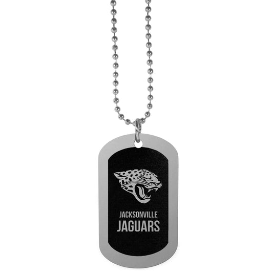 Jacksonville Jaguars Chrome Tag Necklace - Jacksonville Jaguars - Flyclothing LLC