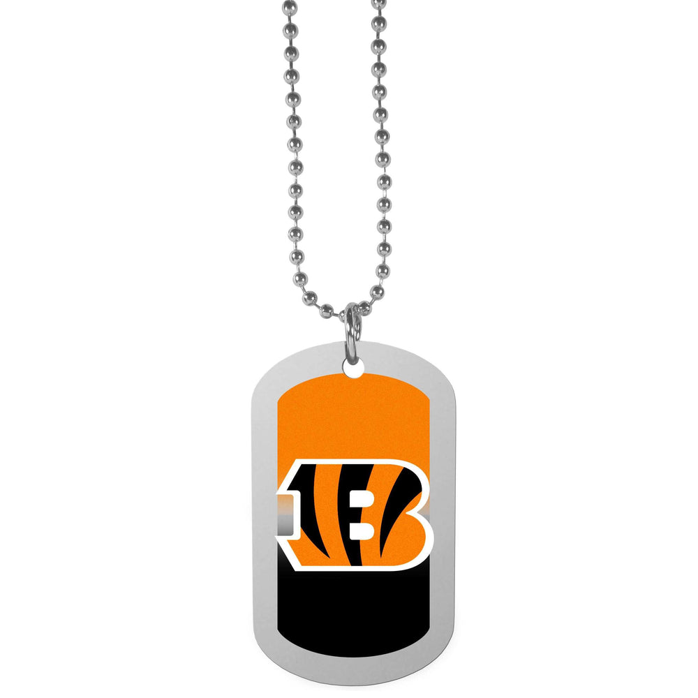 Cincinnati Bengals Team Tag Necklace - Cincinnati Bengals - Flyclothing LLC