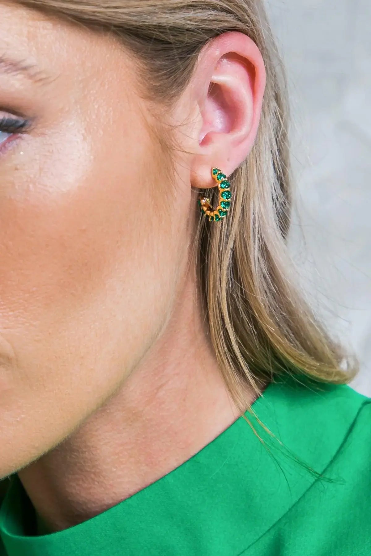 RUBY HOOP EARRINGS - Flying Tomato - Flyclothing LLC