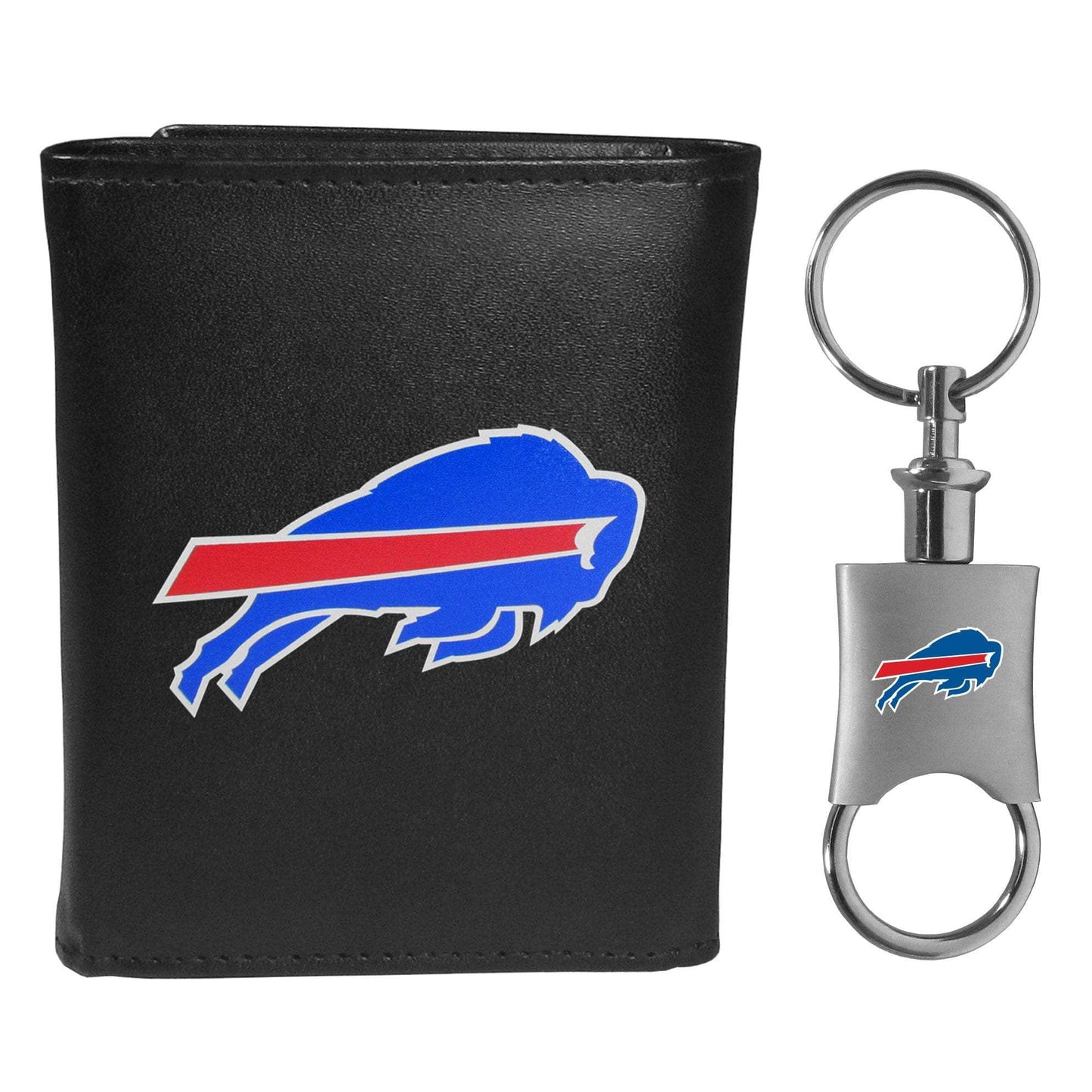 Buffalo Bills Tri-fold Wallet & Valet Key Chain - Buffalo Bills - Flyclothing LLC