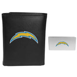 Los Angeles Chargers Tri-fold Wallet & Money Clip - Los Angeles Chargers