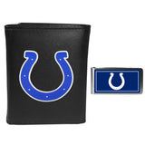 Indianapolis Colts Tri-fold Wallet & Color Money Clip - Indianapolis Colts