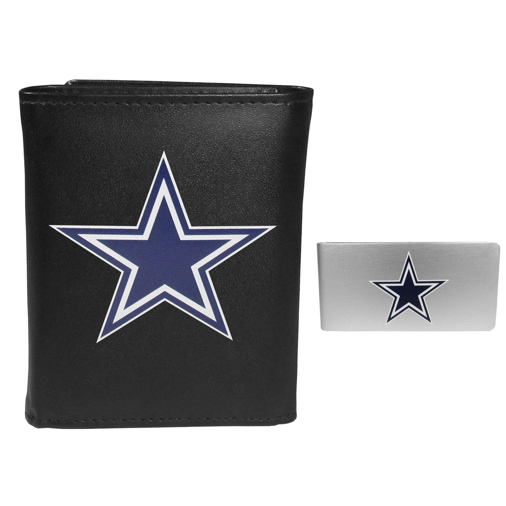 Dallas Cowboys Tri-fold Wallet & Money Clip - Dallas Cowboys - Flyclothing LLC