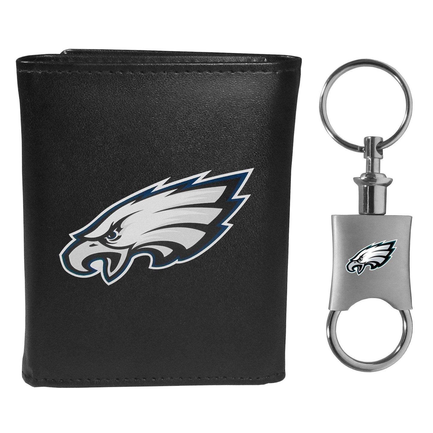 Philadelphia Eagles Tri-fold Wallet & Valet Key Chain - Philadelphia Eagles - Flyclothing LLC