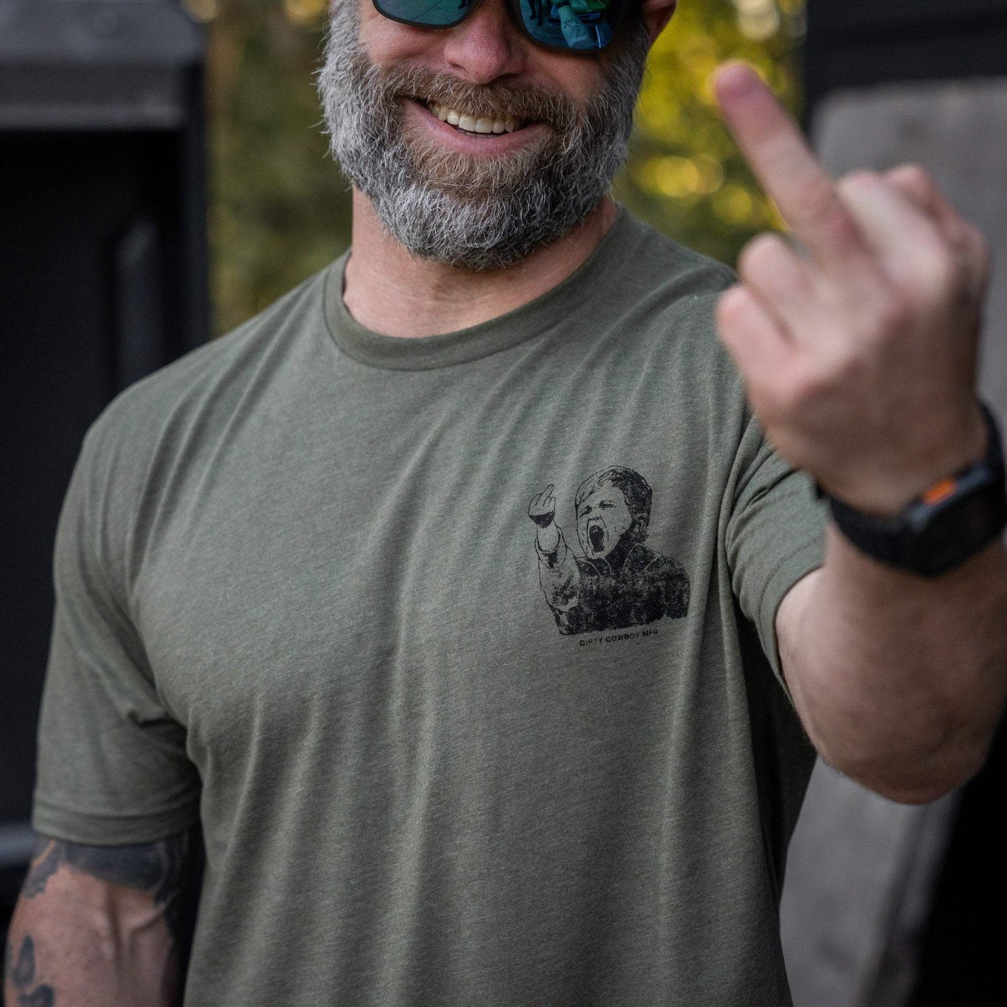 F*ck The Left Men's T-Shirt - DIRTY COWBOY USA - Flyclothing LLC
