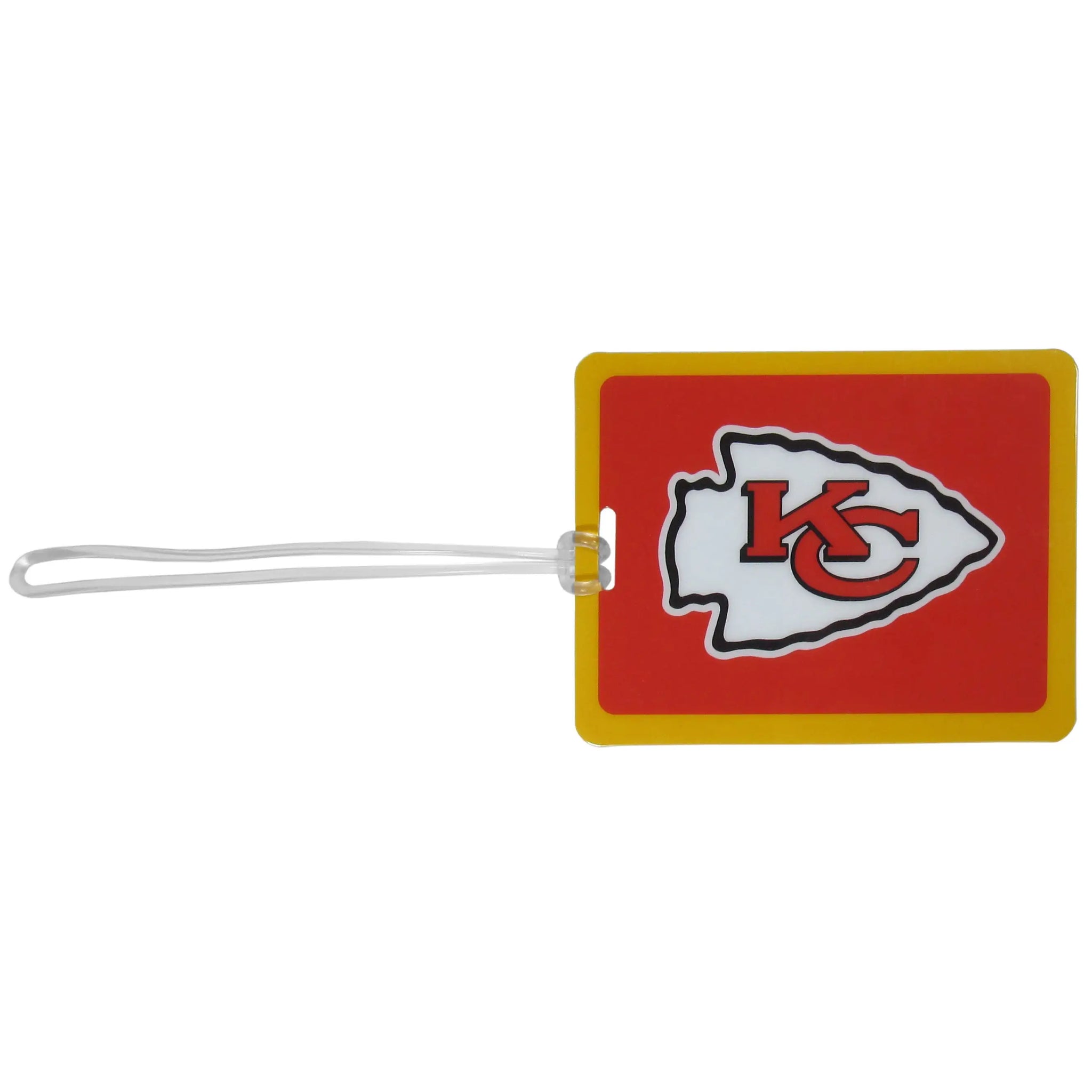 Kansas City Chiefs Vinyl Luggage Tag - Kansas City Chiefs - Flyclothing LLC